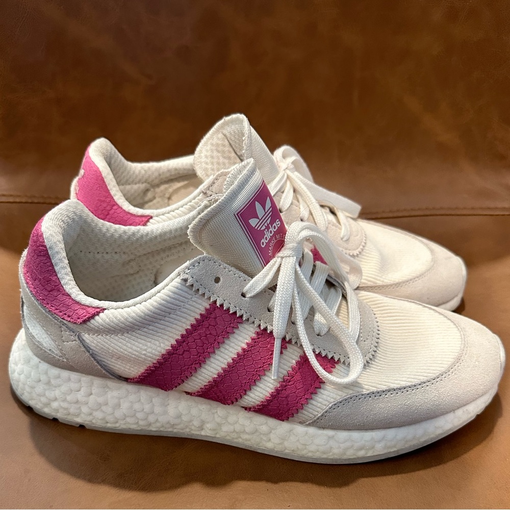 Adidas I-5923 Off White Shock Pink Shoes